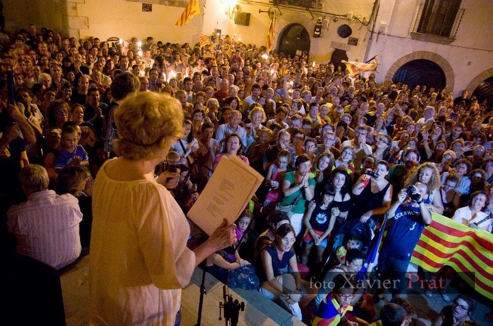Xavier Prat. Marxa de torxes a Vilanova