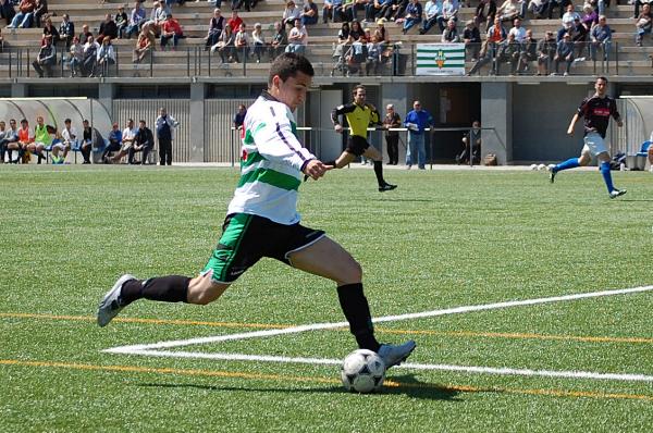 UE Sants. Imatge d'arxiu d'un partit del Sants