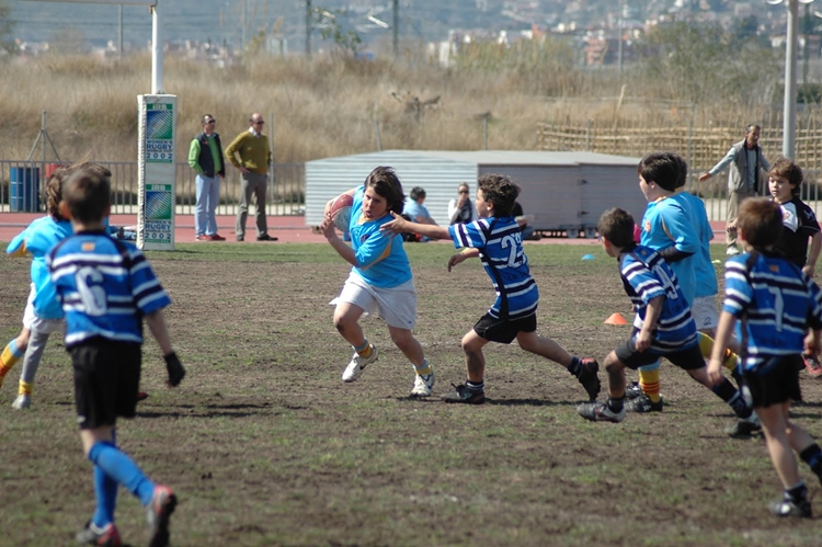 VD. Detall d'una de les darreres trobades d'escoles de rugby