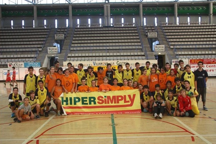 Imatge del planter del CEVG d'handbol