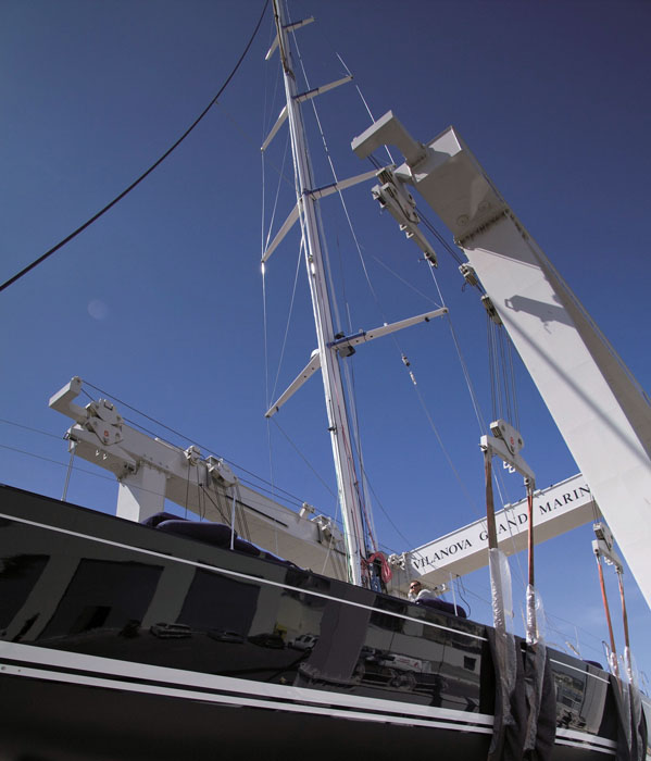 VD. Finalitzades les obres d'ampliació del fossat d'encallada de Vilanova Grand Marina 