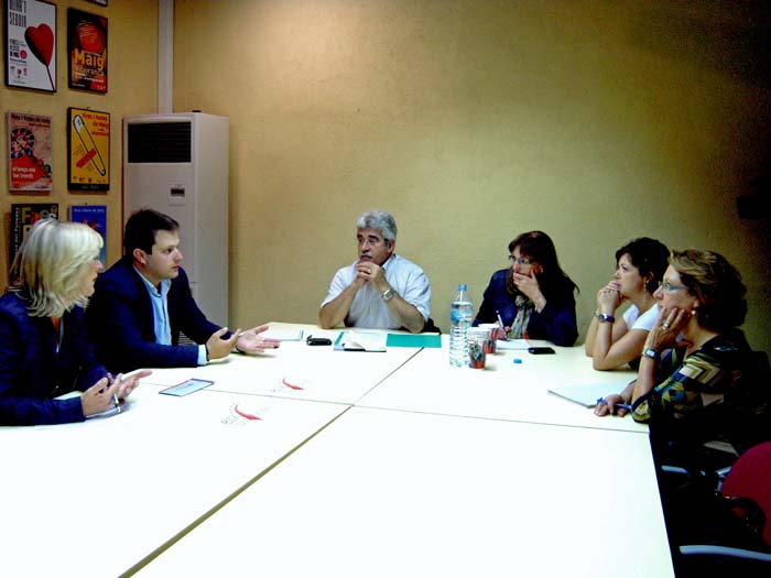 Aj Vilafranca del Penedès. Reunió de treball dels regidors de Turisme de l’Eix Diagonal 
