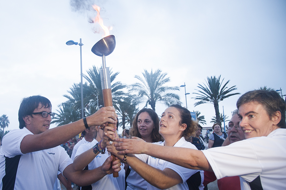 María García. La flama olímpica torna a Vilanova vint anys després