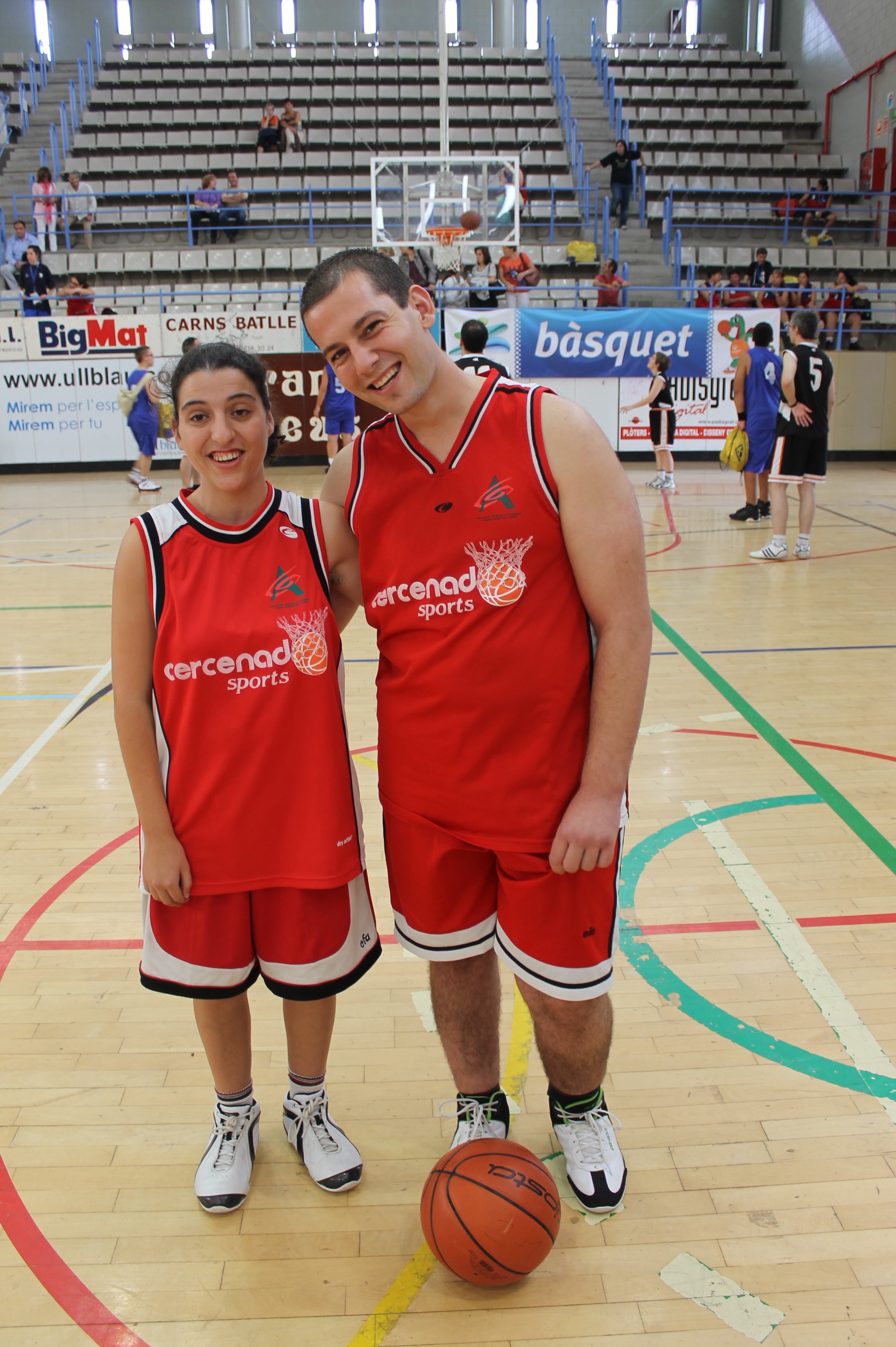 Special Olympics. Cristina Pandis i Gerard Robert