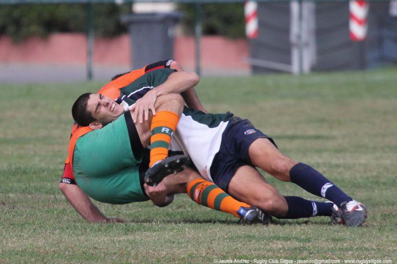 Jaume Andreu. Imatge del partit entre el València i el Sitges