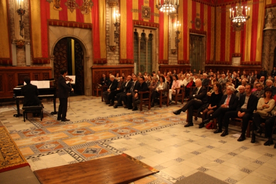 ACN. El Saló de Cent ha acollit l'acte commemoratiu del 50è aniversari de la mort d'Eduard Toldrà
