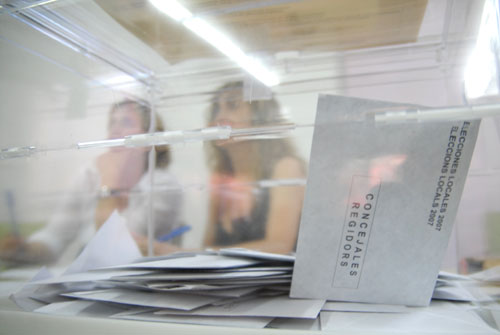 Imatge d'arxiu de les darreres eleccions municipals