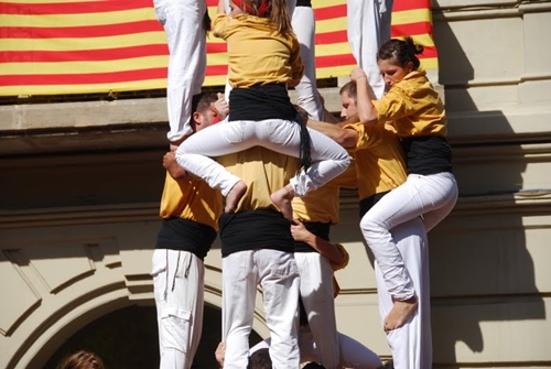 Detall del darrer quatre de vuit descarregat, fa tres diumenges a les Corts / M. Gomà