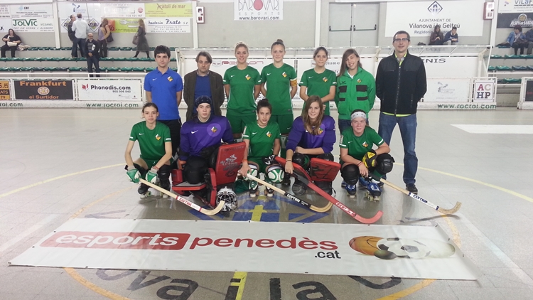 VD. Plantilla del femení del CP Vilanova