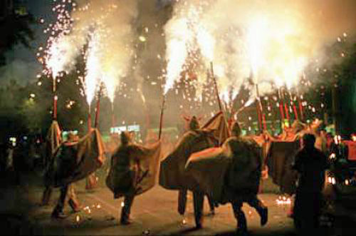 Imatge d'arxiu de la festa major de Vilafranca
