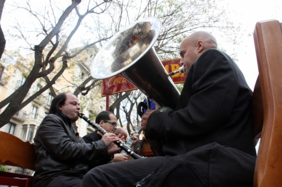 La Sitjazz Band, de la qual Joan Pinós forma part (a la foto). ACN