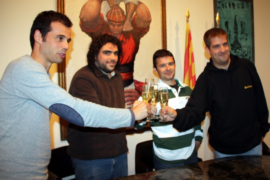 Marc Fabré, Pere Almirall, Cugat Comas, i Roger Peiró