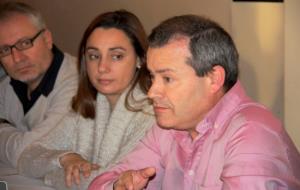 L'alcalde de Sant Sadurní d'Anoia, Josep Maria Ribas (dreta) i la primera tinent d'alcalde, Susanna Mérida (esquerra). ACN