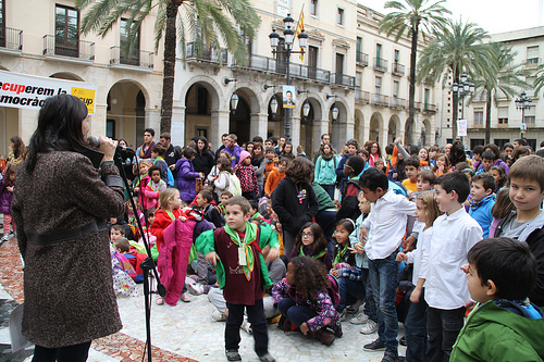 Celebració de la Festa dels Drets dels Infants . Ajuntament de Vilanova i la Geltrú