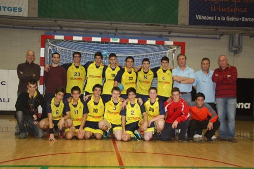 Plantilla del cadet del CEVG d'handbol