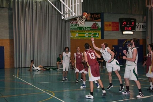 Imatge del derbi Casal-Sitges