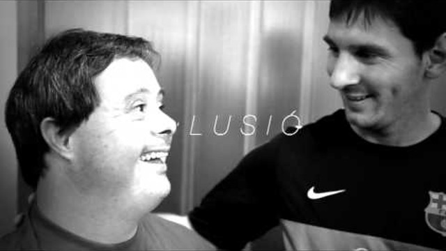 FC Barcelona - Messi, amb els Jocs Special Olympics