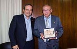 Joan Olivella i Josep Garriga. Ajuntament de Calafell