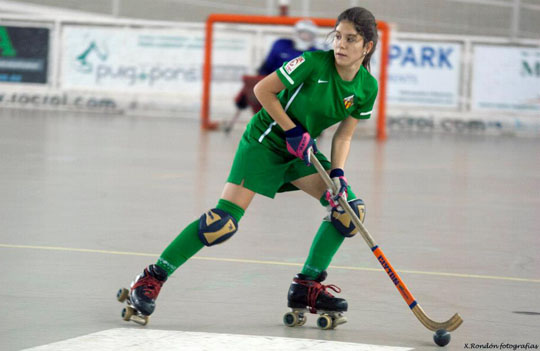Imatge d'una jugadora del sènior femení / X. Rondon
