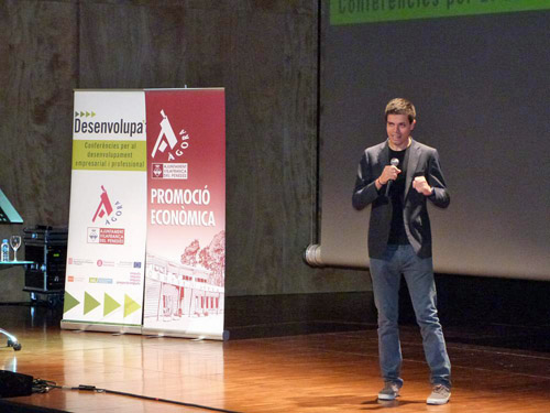 El jove emprenedor Pau Garcia-Milà . Ajuntament de Vilafranca del Penedès