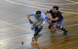 Imatge del duel davant del Barça B