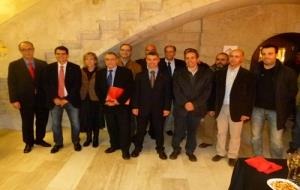 Imatge amb les autoritats que han recolzat la iniciativa