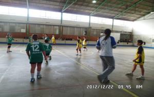 Detall del partit de l'infantil femení