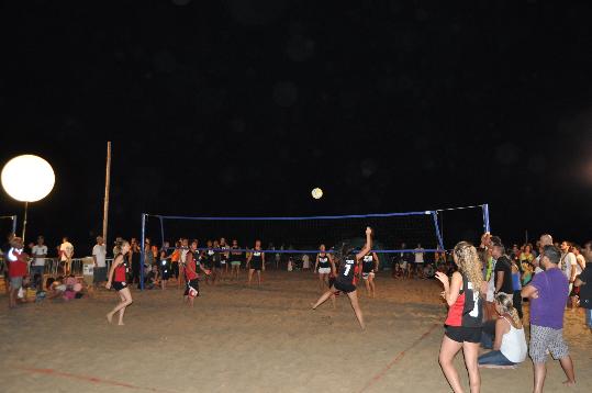 Detall d'un dels partits nocturns