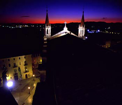 Posta de Sol al Campanar de Santa Maria