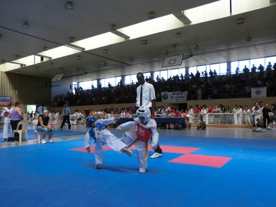 Imatge d'un dels combats del Campionat de Tarragona