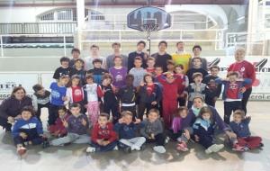 Els participants i entrenadors del campus, en una foto de grup