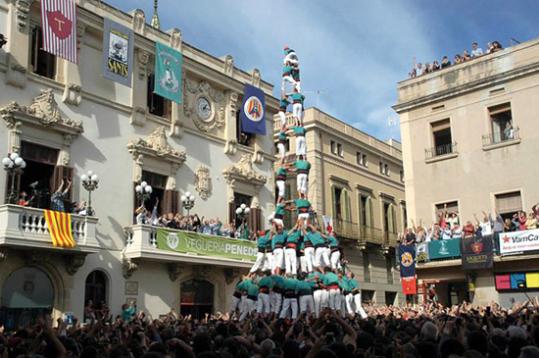 Ramon Saumell. 3 de 10 dels Castellers de Vilafranca