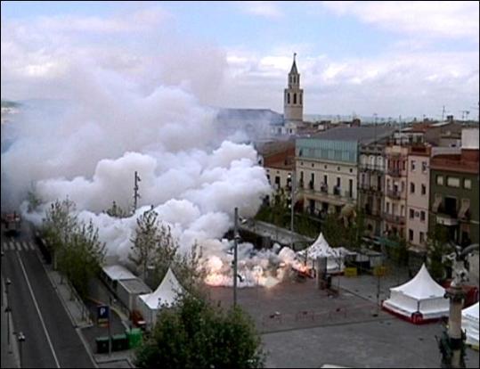 La Tronada de la Festa Major de Vilafranca