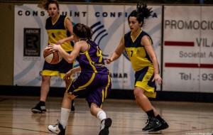 Imatge d'arxiu d'un partit del sènior femení de bàsquet del CEVG