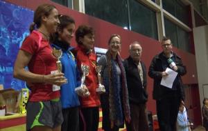 Imatge de les tres primeres classificades a la classificació femenina