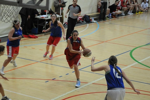 Acció del partit del sènior femení B