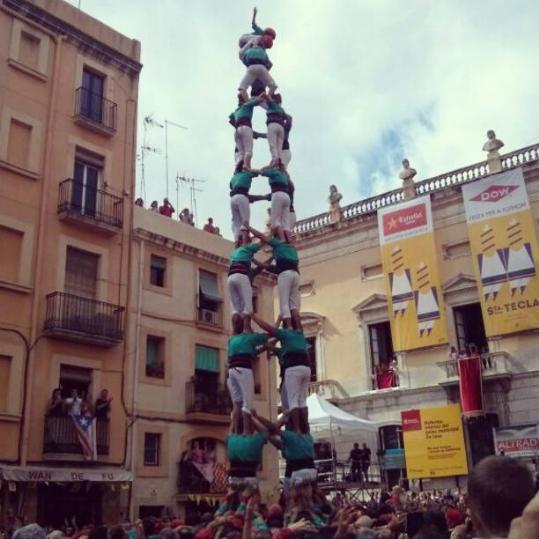 Castellers de Vilafranca. Actuació dels Castellers de Vilafranca a Tarragona