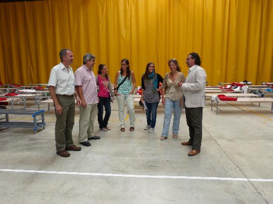 Consell C. Alt Penedès. Alberg humanitari provisional al pavelló firal de Vilafranca