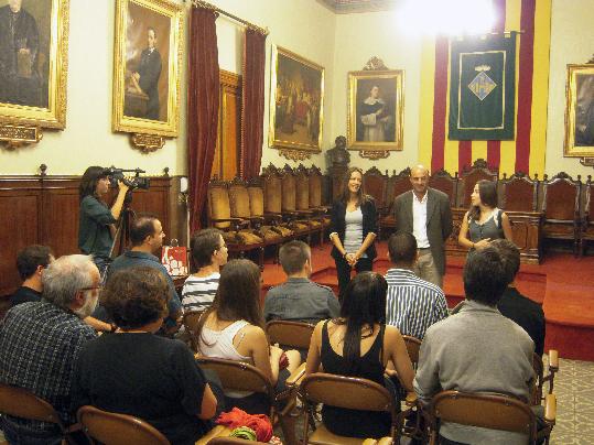Ajuntament del Vendrell. Alumnes duna escola de disseny de Budapest participen en un intercanvi al Vendrell