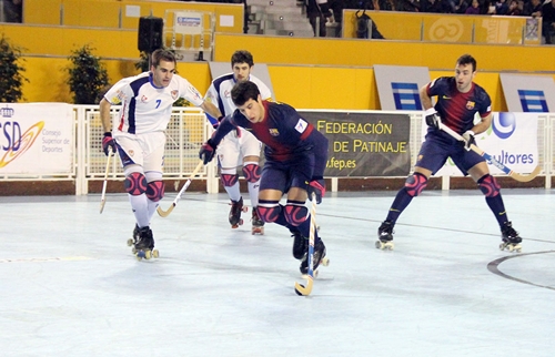 Imatge del partit entre el Barça i l'Igualada / FEP