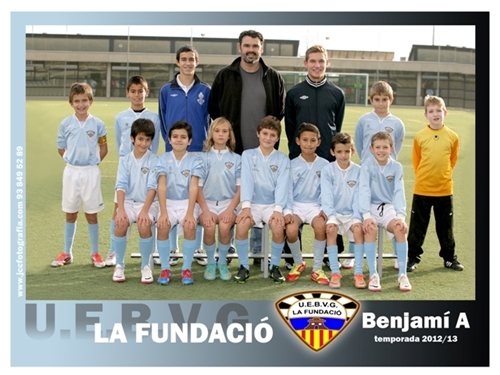 Foto oficial del Benjamí A de la Fundació