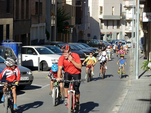 Ajuntament de Gelida. Bicicletada a Gelida
