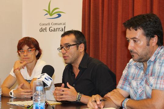 CC Garraf. Blanca Albà, Ricard Vicente i Ramon Carbonell