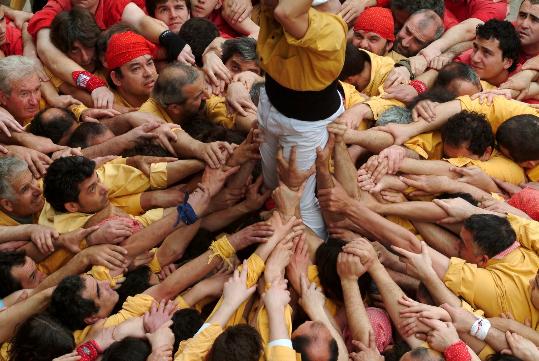Diada castellera a Vilanova