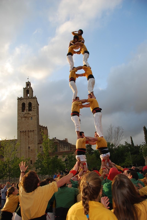Primera torre de set carregada de la temporada pels Bordegassos / Maite Gomà