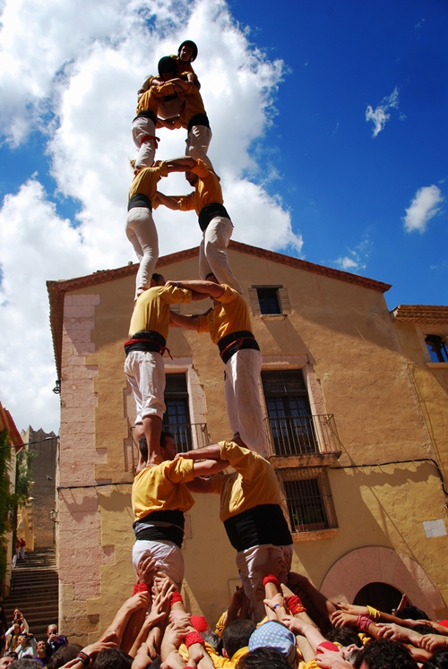 Torre de set descarregada pels Bordegassos a Altafulla / Maite Gomà