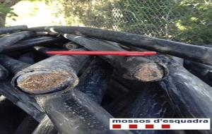 Mossos d'Esquadra. Cable robat al Vendrell