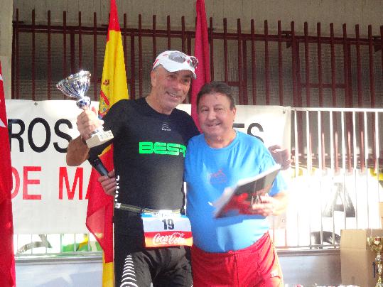 Cedida. Carles Aguilar, tercer classificat en 90 quilòmetres amb un temps de 10 hores 15 minuts i  58 segons