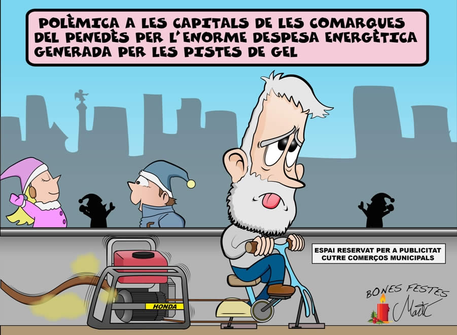 Despesa energètica generada per les pistes de gel