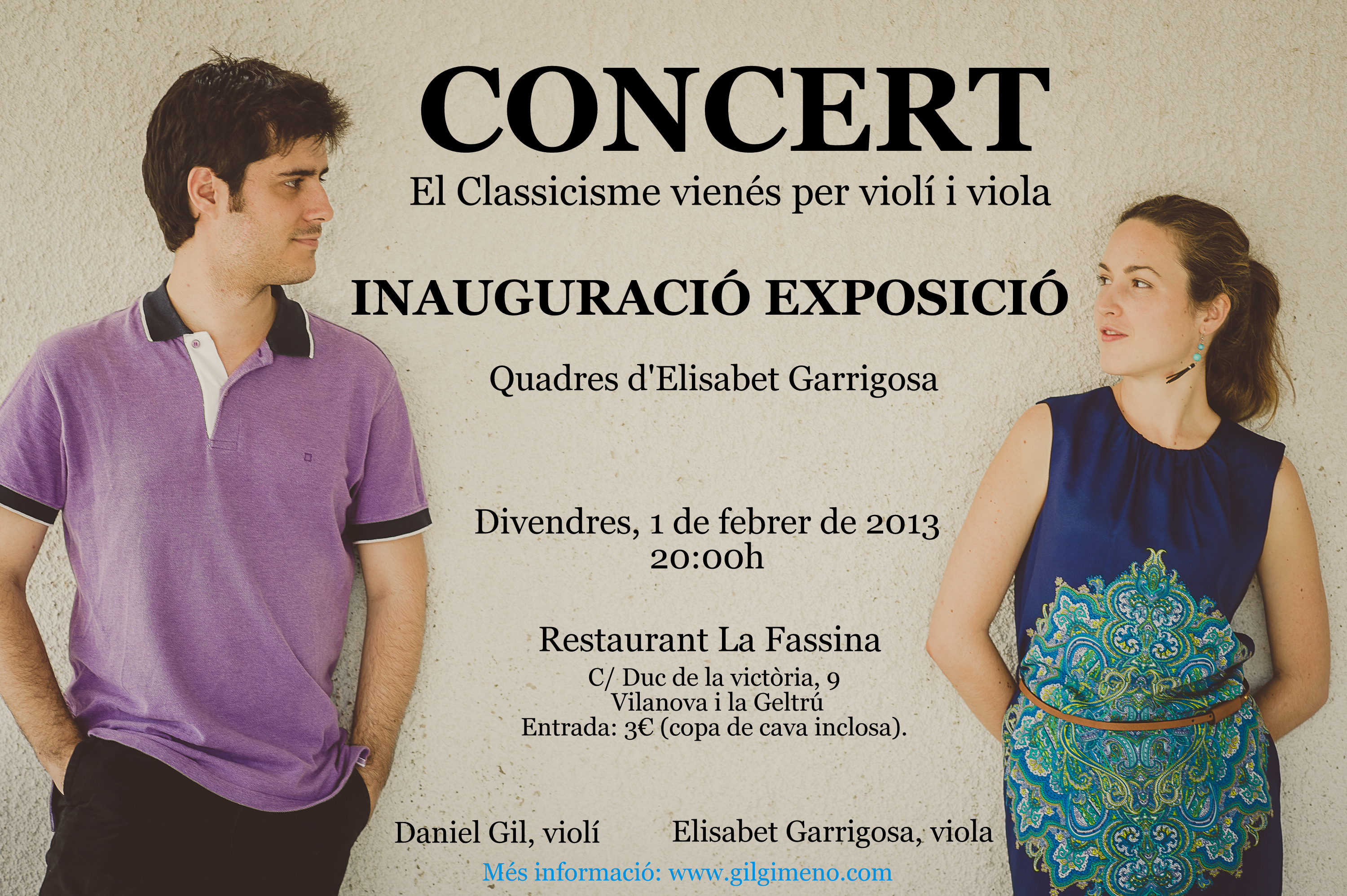 cartell concert inauguració
